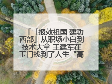 「报效祖国 建功西部」从职场小白到技术大拿 王建军在玉门找到了人生“高光时刻”