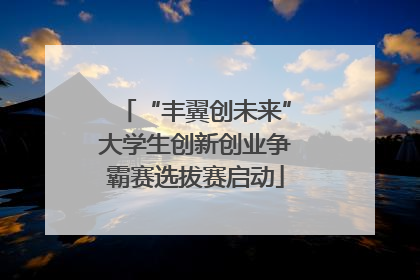 “丰翼创未来”大学生创新创业争霸赛选拔赛启动