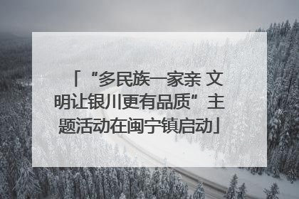 “多民族一家亲 文明让银川更有品质”主题活动在闽宁镇启动