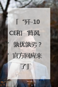 “歼-10CE和‘阵风’孰优孰劣？”官方回应来了