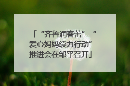 “齐鲁润春蕾”“爱心妈妈续力行动”推进会在邹平召开