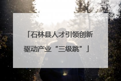 石林县人才引领创新驱动产业“三级跳”
