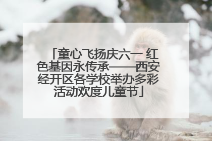 童心飞扬庆六一 红色基因永传承——西安经开区各学校举办多彩活动欢度儿童节