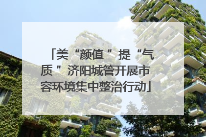 美“颜值 ”提“气质 ”济阳城管开展市容环境集中整治行动