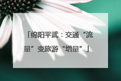 绵阳平武：交通“流量”变旅游“增量”
