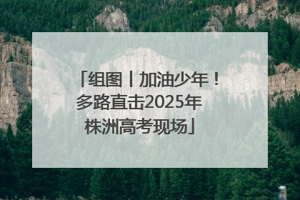 组图丨加油少年！多路直击2025年株洲高考现场