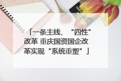 一条主线、“四性”改革 重庆国资国企改革实现“系统重塑”