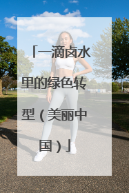 一滴卤水里的绿色转型（美丽中国）
