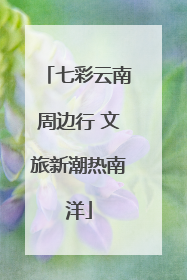 七彩云南周边行 文旅新潮热南洋