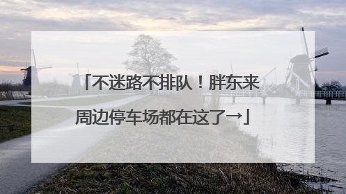不迷路不排队！胖东来周边停车场都在这了→