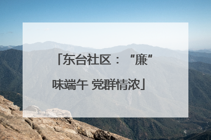 东台社区：“廉”味端午 党群情浓