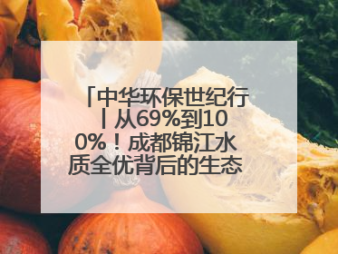 中华环保世纪行丨从69%到100%！成都锦江水质全优背后的生态治理密码