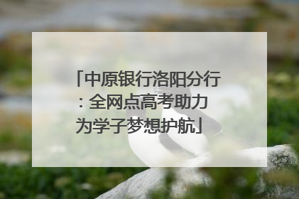 中原银行洛阳分行：全网点高考助力 为学子梦想护航