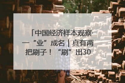 中国经济样本观察·一“业”成名｜真有两把刷子！“刷”出30亿级“颜值经济”
