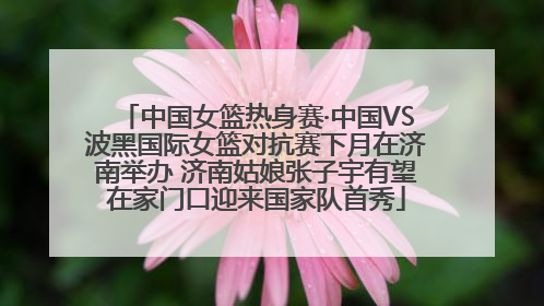 中国女篮热身赛·中国VS波黑国际女篮对抗赛下月在济南举办 济南姑娘张子宇有望在家门口迎来国家队首秀