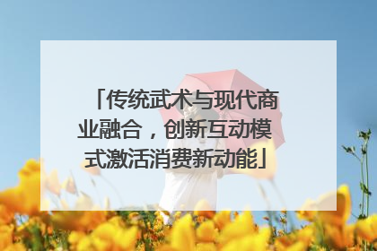 传统武术与现代商业融合，创新互动模式激活消费新动能