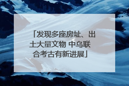 发现多座房址、出土大量文物 中乌联合考古有新进展