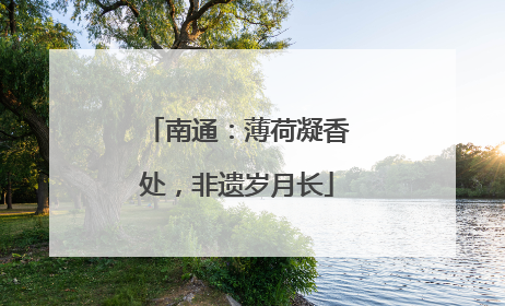 南通：薄荷凝香处，非遗岁月长