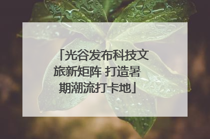 光谷发布科技文旅新矩阵 打造暑期潮流打卡地