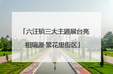 六汪镇三大主题展台亮相瑞源·繁花里街区
