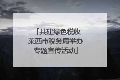 共建绿色税收 莱西市税务局举办专题宣传活动