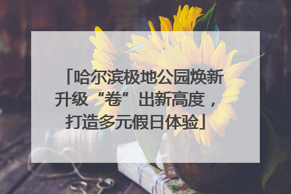 哈尔滨极地公园焕新升级“卷”出新高度，打造多元假日体验