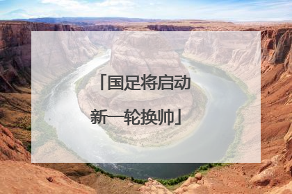 国足将启动新一轮换帅
