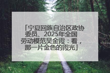宁夏回族自治区政协委员、2025年全国劳动模范吴金霞：看，那一片金色的霞光