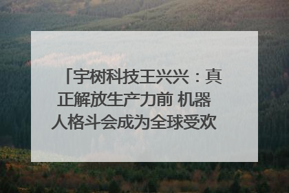 宇树科技王兴兴：真正解放生产力前 机器人格斗会成为全球受欢迎的赛事｜科技观察