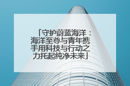守护蔚蓝海洋：海洋至尊与青年携手用科技与行动之力托起纯净未来