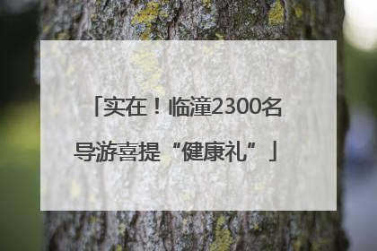 实在！临潼2300名导游喜提“健康礼”