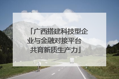 广西搭建科技型企业与金融对接平台 共育新质生产力