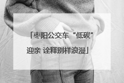 枣阳公交车“低碳”迎亲 诠释别样浪漫