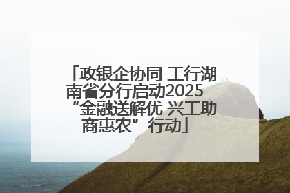 政银企协同 工行湖南省分行启动2025“金融送解优 兴工助商惠农”行动