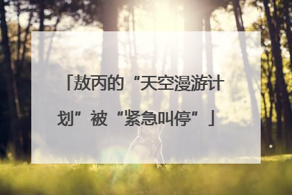 敖丙的“天空漫游计划”被“紧急叫停”