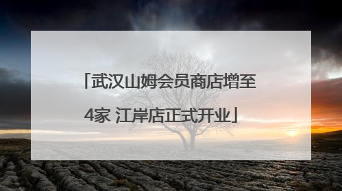 武汉山姆会员商店增至4家 江岸店正式开业