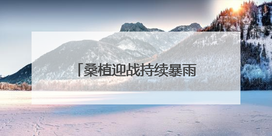 桑植迎战持续暴雨！各乡镇紧急开展风险排查、转移安置