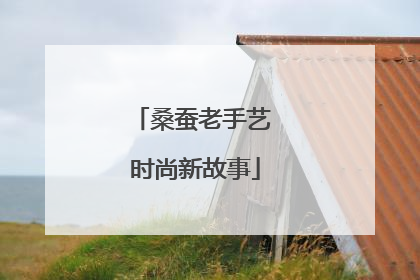 桑蚕老手艺 时尚新故事