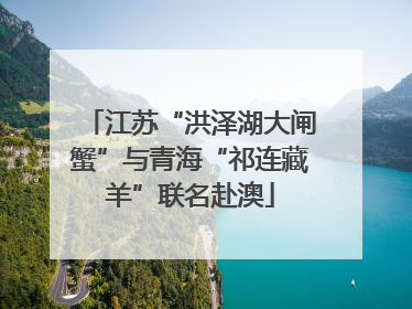 江苏“洪泽湖大闸蟹”与青海“祁连藏羊”联名赴澳