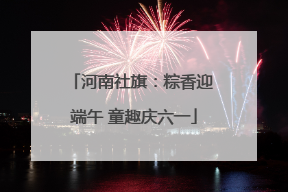 河南社旗：粽香迎端午 童趣庆六一
