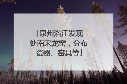 泉州洛江发现一处南宋龙窑，分布瓷器、窑具等
