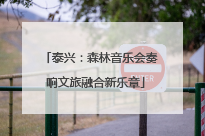 泰兴：森林音乐会奏响文旅融合新乐章