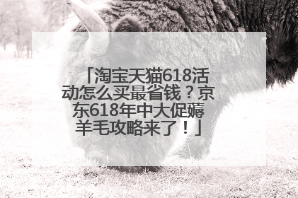 淘宝天猫618活动怎么买最省钱？京东618年中大促薅羊毛攻略来了！