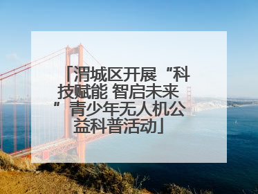 渭城区开展“科技赋能 智启未来”青少年无人机公益科普活动