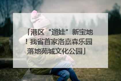 港区“遛娃”新宝地！我省首家洛嘉森乐园落地苑城文化公园