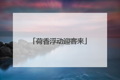 荷香浮动迎客来