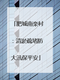 肥城南栾村：清淤疏堵防大汛保平安
