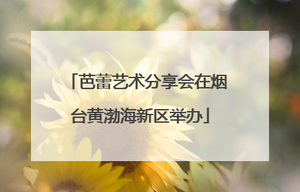 芭蕾艺术分享会在烟台黄渤海新区举办