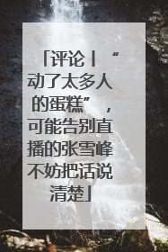 评论丨“动了太多人的蛋糕”，可能告别直播的张雪峰不妨把话说清楚