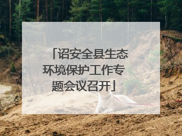 诏安全县生态环境保护工作专题会议召开
